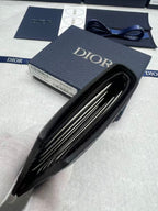 Small leather wallet, open view showing multiple interior card slots