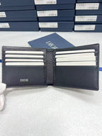 Small bag interior with multiple card slots and black leather lining
