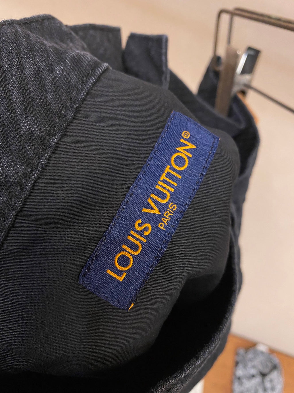 Louis Vuitton pants inner brand label on waistband