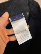 Louis Vuitton pants care label and size tag inside waistband