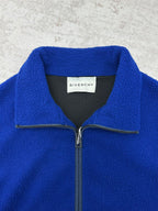 Givenchy fleece zip jacket collar and zipper pull