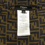 Fendi hooded jacket size label and care tag inside