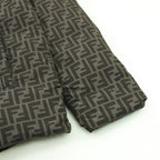 Fendi patterned puffer sleeve with buttoned cuffs