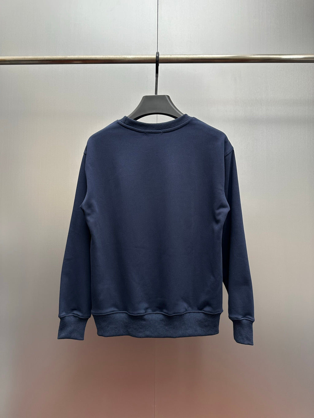 Polo Ralph Lauren crewneck sweatshirt back view, navy blue