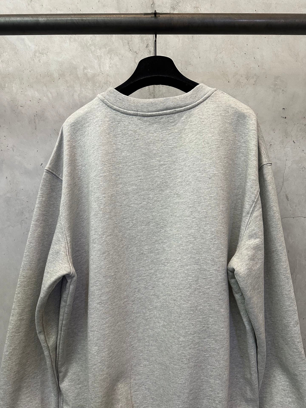 Givenchy grey crewneck sweatshirt, back view close