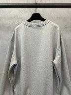 Givenchy grey crewneck sweatshirt, back view close