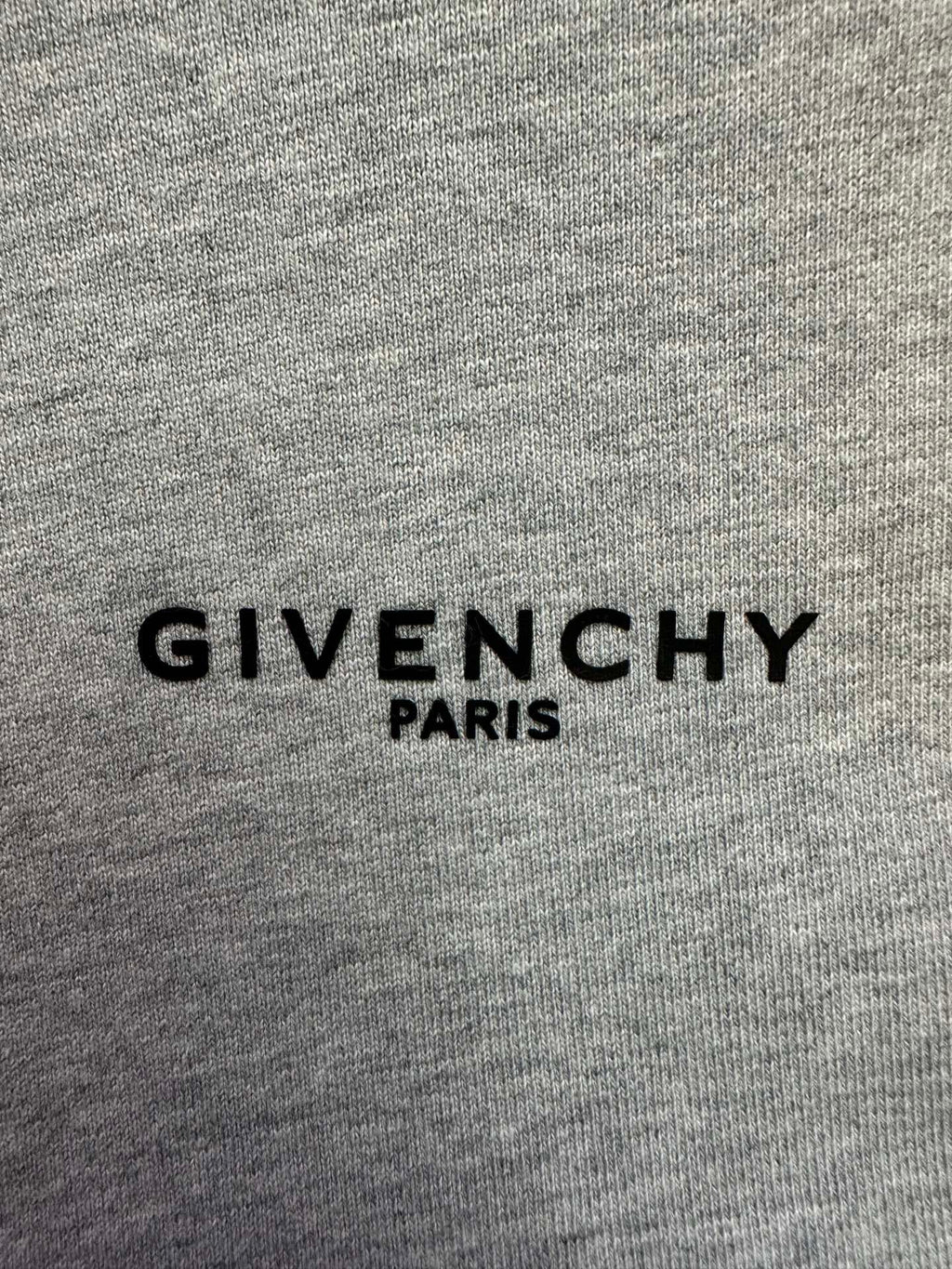 Givenchy grey sweatshirt with GIVENCY PARIS logo print