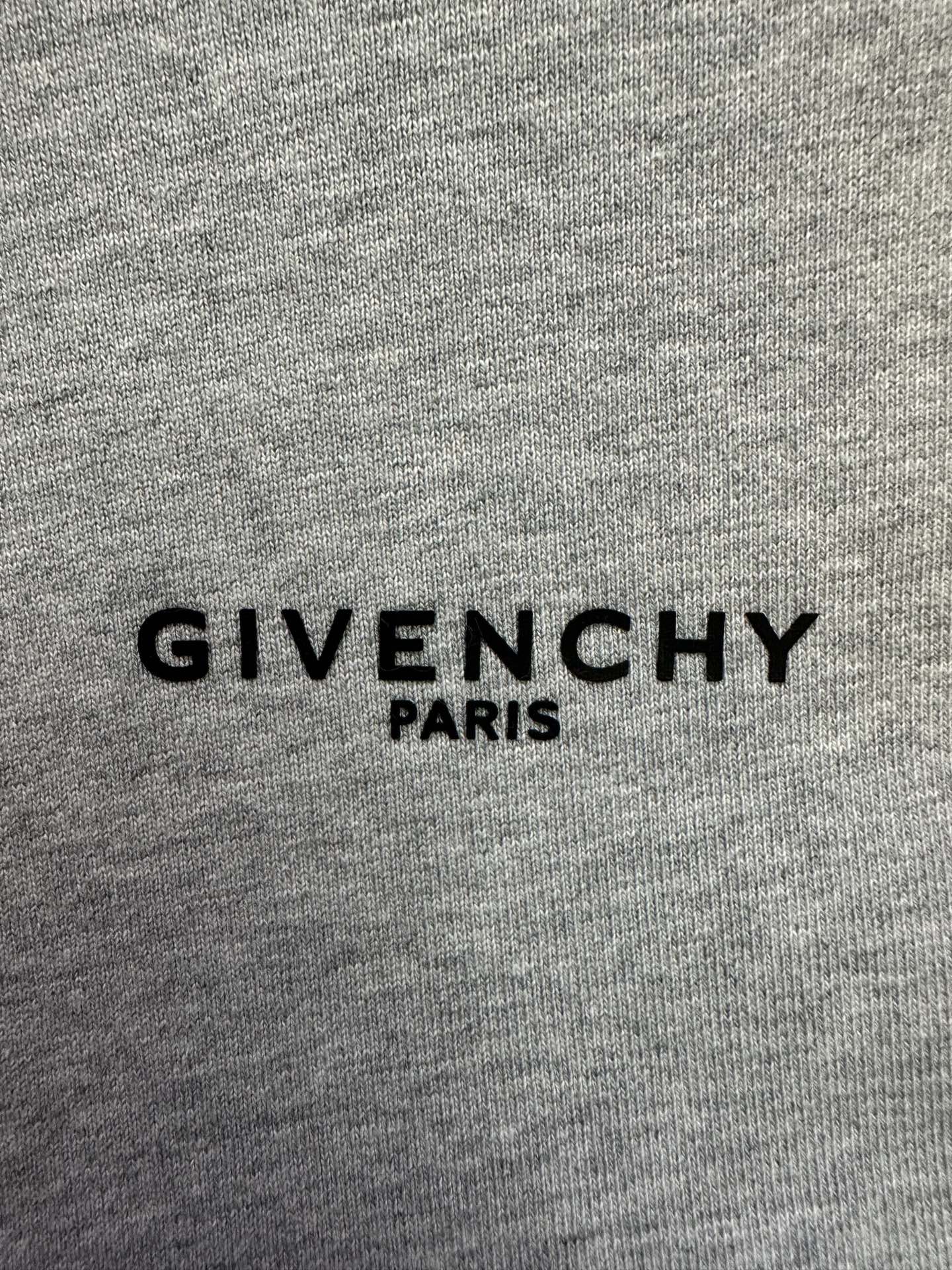 Givenchy grey sweatshirt with GIVENCY PARIS logo print