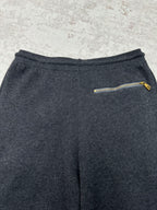 Louis Vuitton pants heather gray with zip pocket and elastic waist