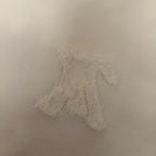 White T-shirt chest embroidered emblem detail