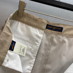 Louis Vuitton tan pants waistband with interior label