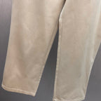 Louis Vuitton tan pants side view with straight leg