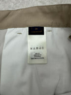 Louis Vuitton pants interior care label and waistband tag, light beige