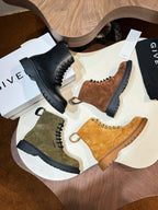 Givenchy ankle boots assortment: black, tan, and brown suede lace-ups
