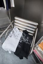 Louis Vuitton T-shirt set: folded white and black monogram printed shirts