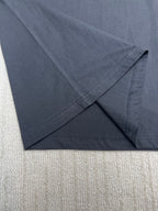 Dior T-shirt, dark; folded hem with visible stitching, sleeve end