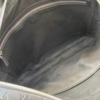 Gucci handbag interior with zippered top seam and smooth dark lining