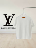 Louis Vuitton white T-shirt back with small orange label