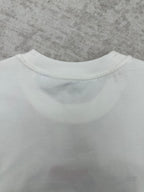 Burberry white T-shirt back with crew neckline and smooth fabric