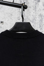 Louis Vuitton long-sleeve knit sweater collar, ribbed crew neckline
