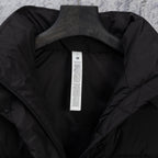 Ralph Lauren black puffer jacket inner lining with zipper and care label