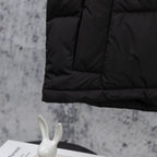Ralph Lauren black puffer jacket quilted panel and hem