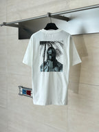 Burberry white T-shirt with large back graphic print