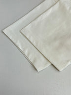 Burberry white T-shirt folded with straight hem and sleeve openings