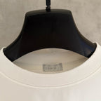 White Dior crew-neck T-shirt neckline with interior brand and size tag