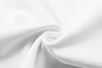 Gucci short in white fabric, draped close-up detail