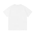 White short-sleeve T-shirt back view
