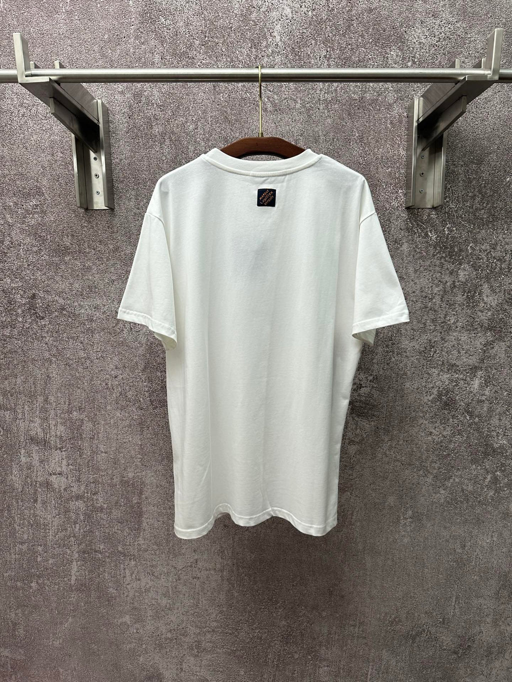 Louis Vuitton short-sleeve T-shirt in white with small back logo patch