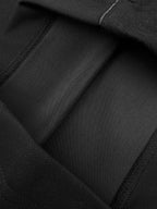 Black Dior pants interior pocket lining close-up