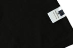 Black Louis Vuitton T-shirt with brand label on sleeve seam