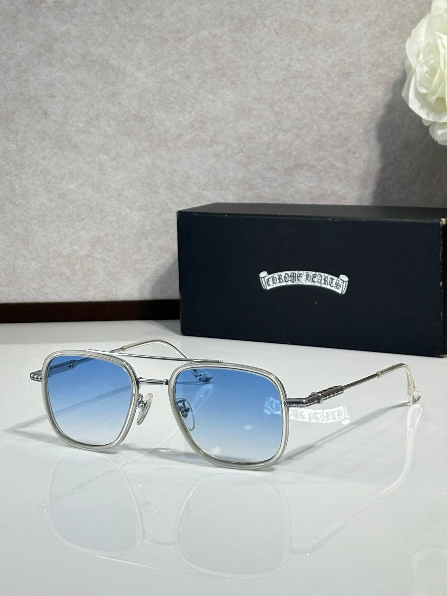 Chrome Glasses