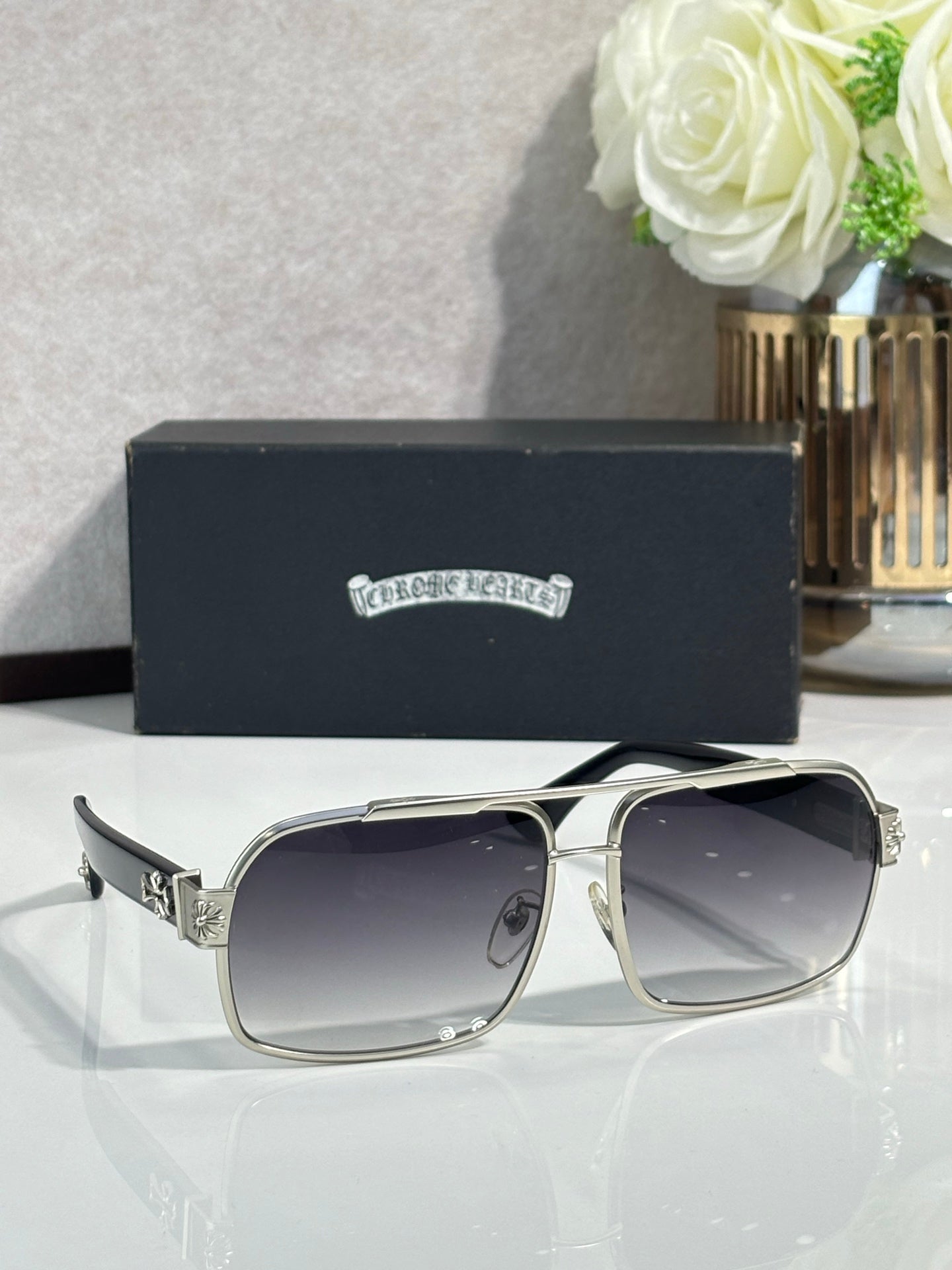 Chrome Glasses