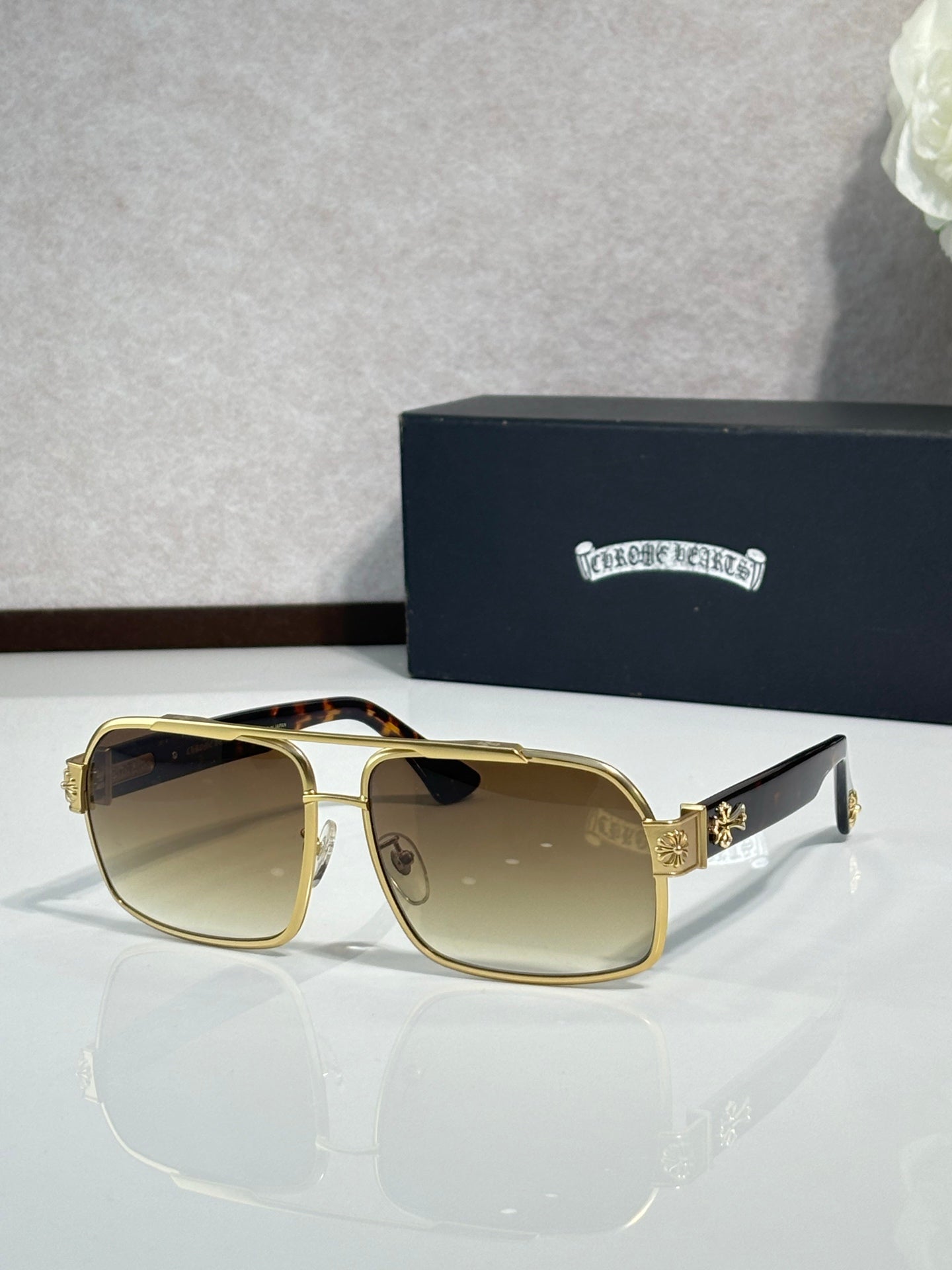Chrome Glasses