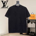 Louis Vuitton black crewneck short-sleeve T-shirt on hanger