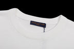 Louis Vuitton white T-shirt neckline with brand label