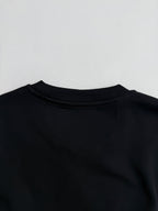 Fendi crew-neck T-shirt neckline in dark navy