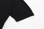 Louis Vuitton black T-shirt short sleeve with ribbed cuff edge