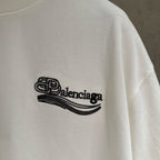 Balenciaga short-sleeve T-shirt, white, small chest logo detail