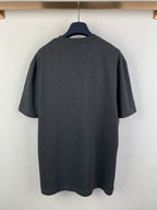 Heather gray Gucci crewneck T-shirt back view