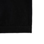 Louis Vuitton black T-shirt side hem with stitched seam detail