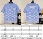 Size chart for short-sleeve shirt showing measurements for S, M, L, and XL