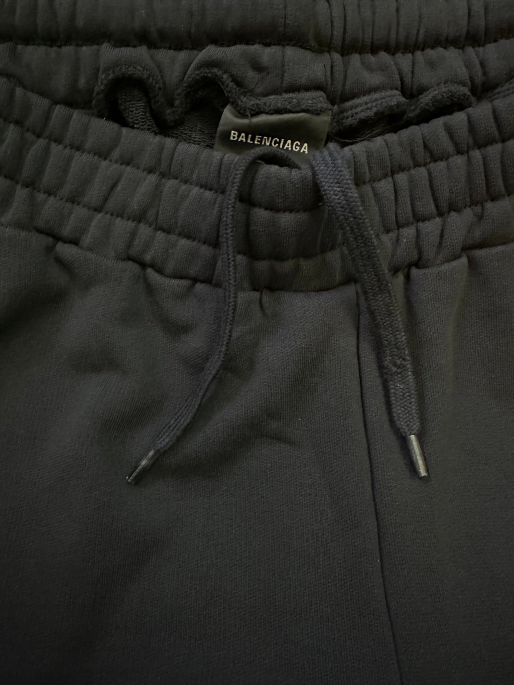 Balenciaga drawstring track pants with elastic waistband