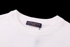 Louis Vuitton white T-shirt crewneck collar with logo label