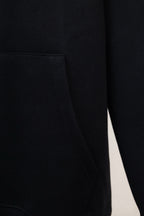 Burberry long zip jacket, dark fabric side panel with pocket detail