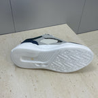 Fendi unisex sneakers outsole view, white tread with embossed FENDI lettering