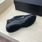 Chanel unisex sneaker outsole with tread pattern and dark rubber sole